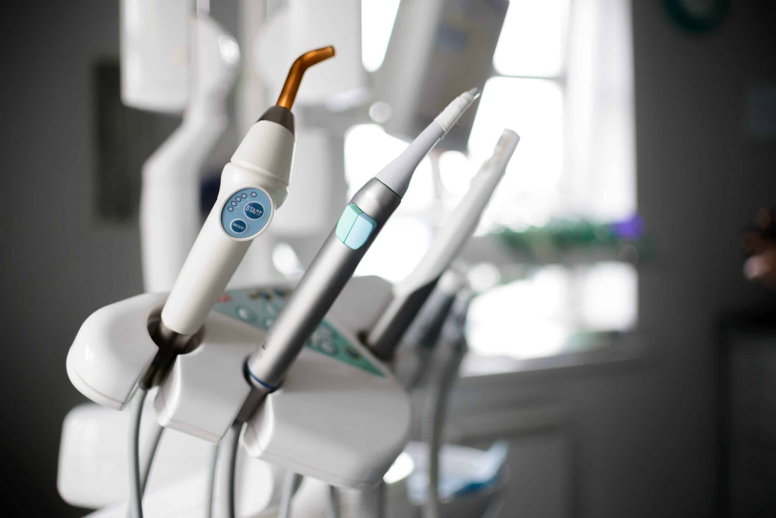 Dental Instrument In Dentist Office In Dental Clinic