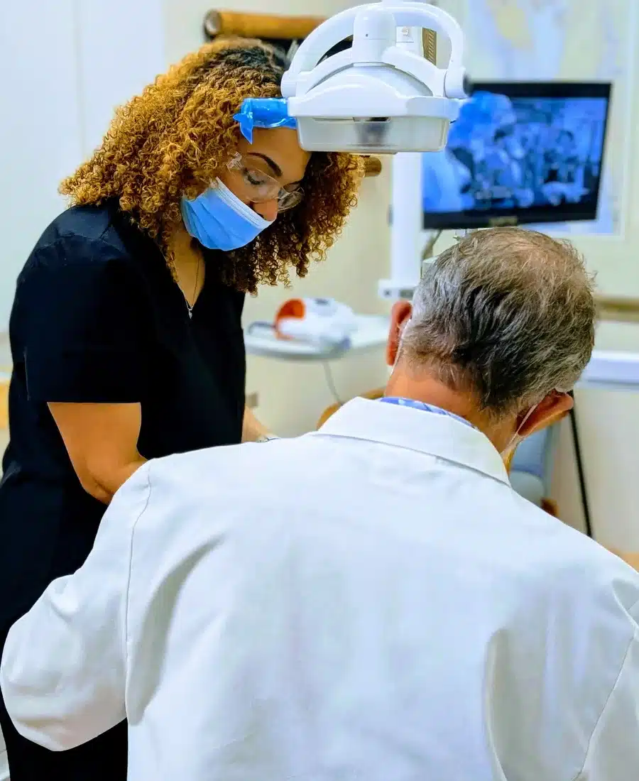 North Pointe Dental Center team caring for a patient